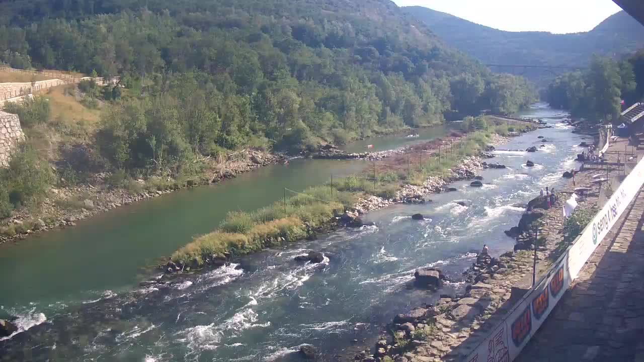 Soča River at Solkan Kayak Center