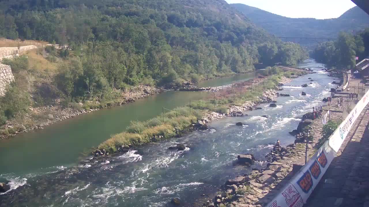 Soča River at Solkan Kayak Center