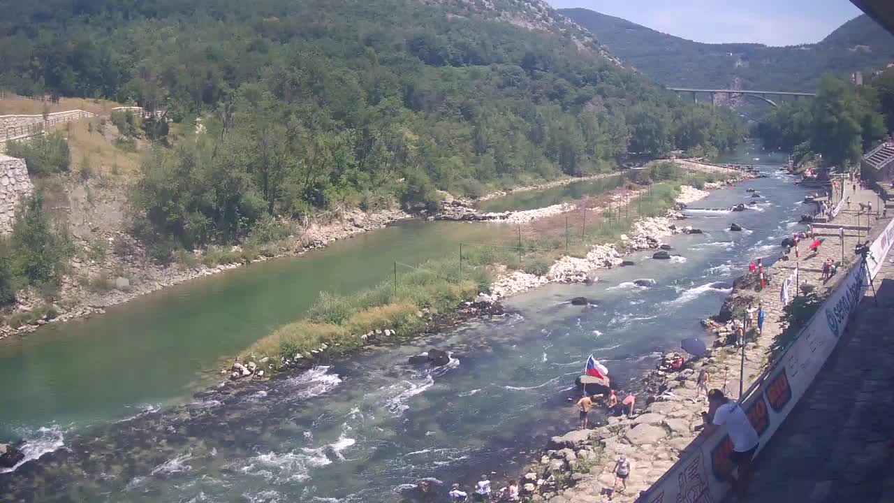 Soča River at Solkan Kayak Center