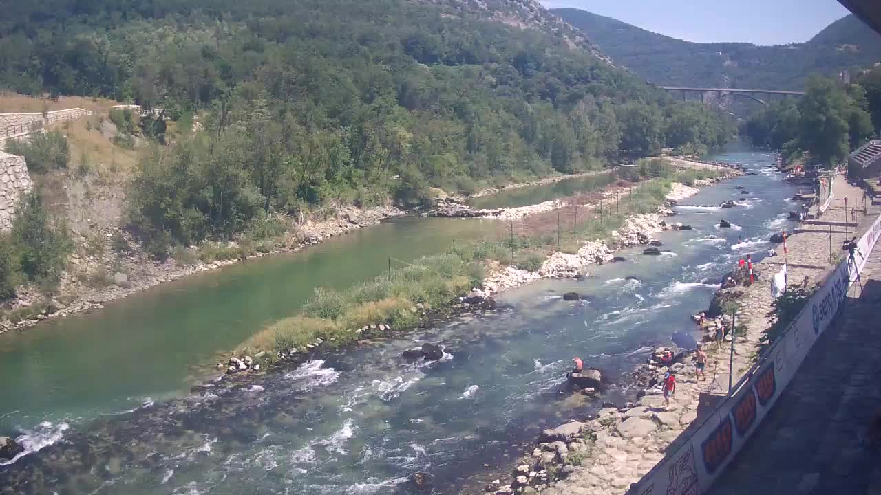 Soča River at Solkan Kayak Center