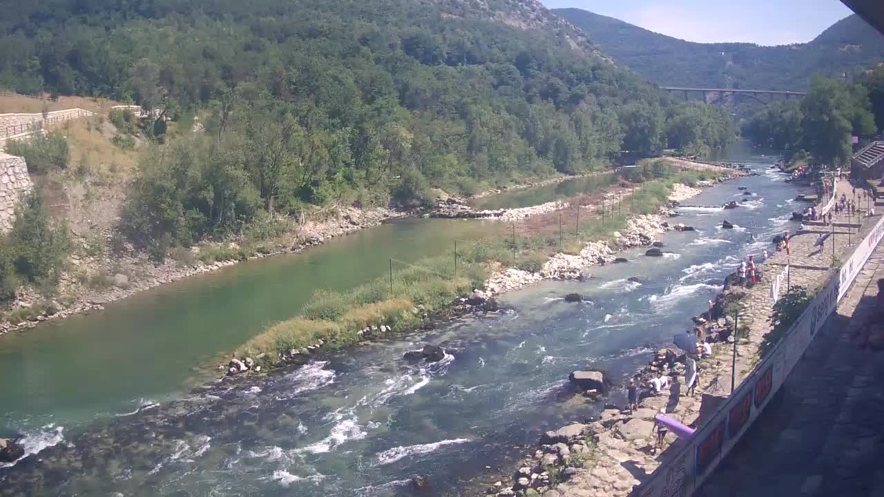 Soča River at Solkan Kayak Center