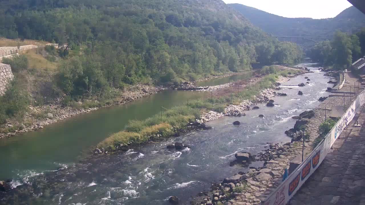 Soča River at Solkan Kayak Center