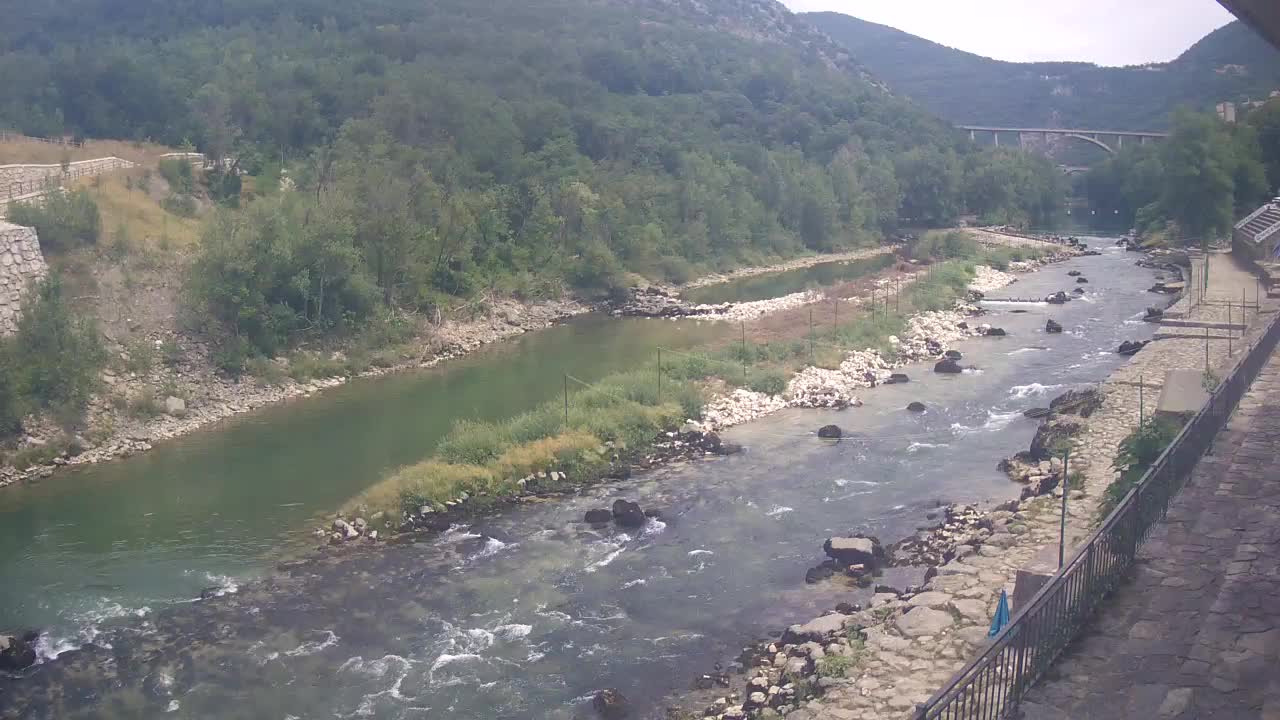 Soča River at Solkan Kayak Center