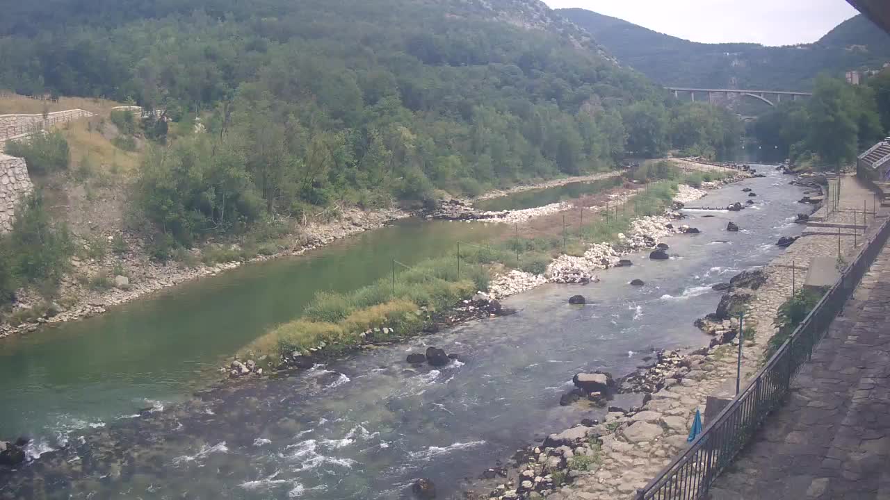 Soča River at Solkan Kayak Center