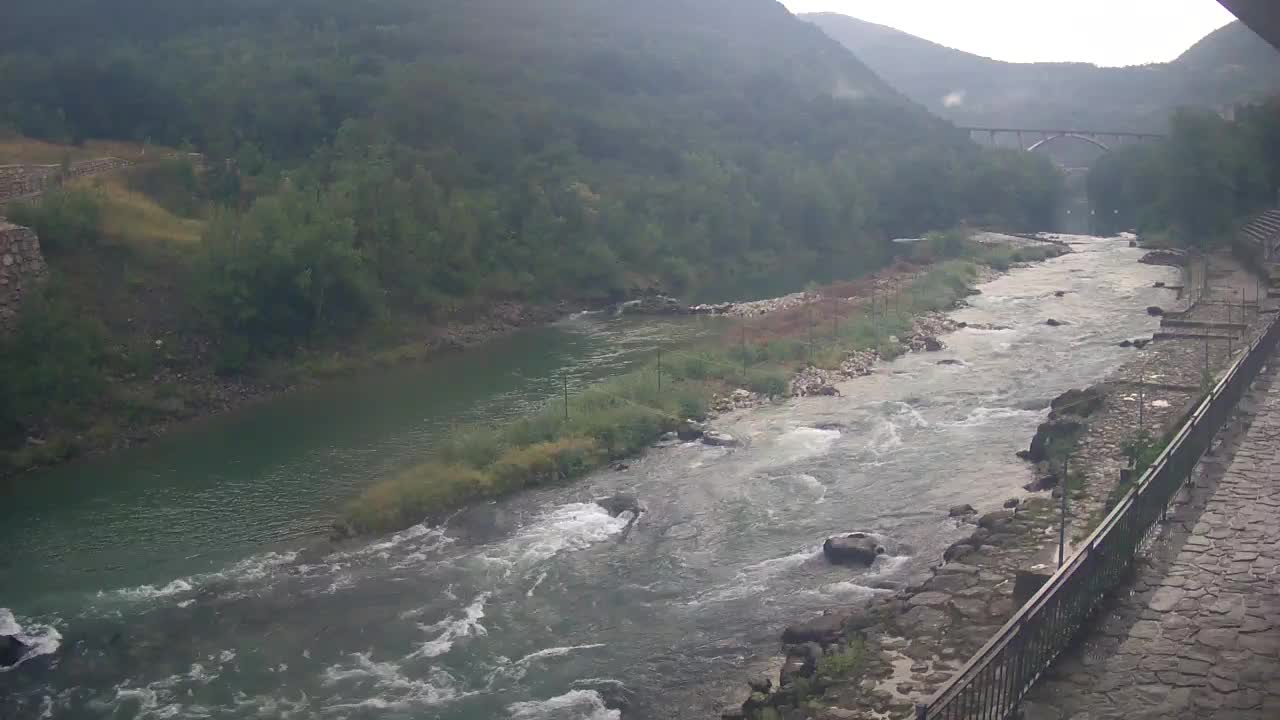 Soča River at Solkan Kayak Center