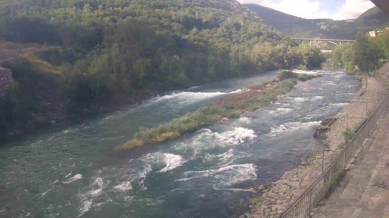 Soča River at Solkan Kayak Center