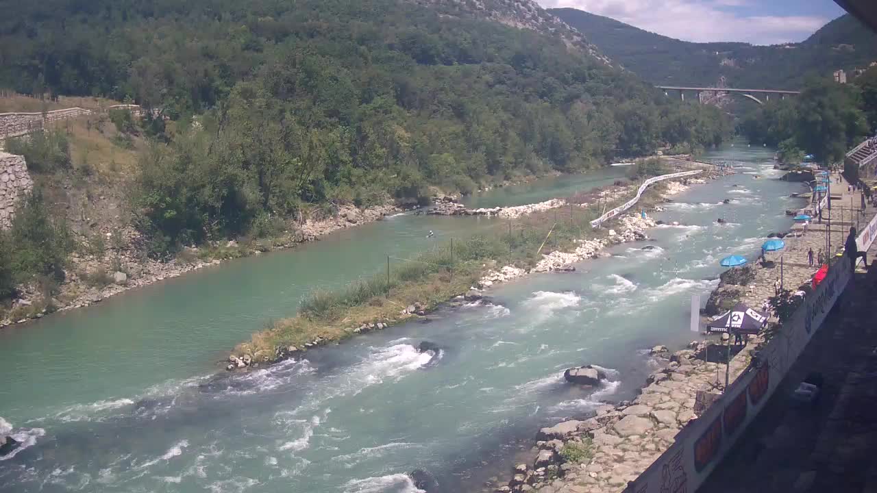 Soča River at Solkan Kayak Center