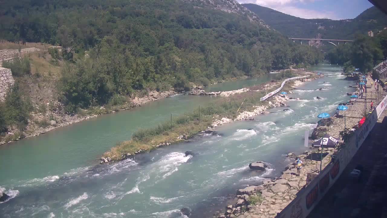 Soča River at Solkan Kayak Center