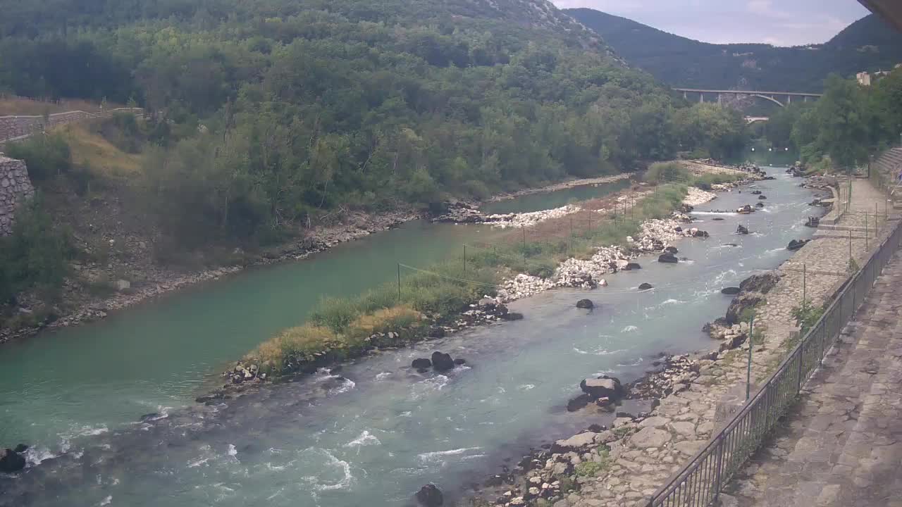Soča River at Solkan Kayak Center
