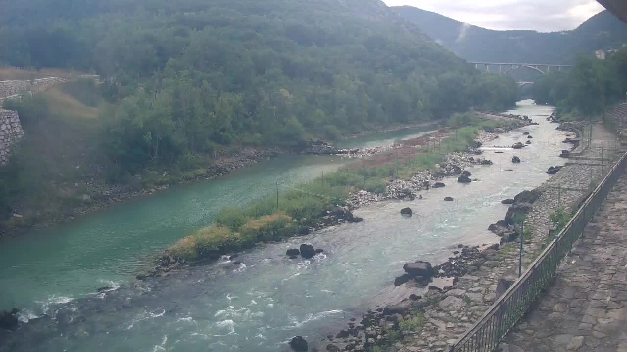 Soča River at Solkan Kayak Center