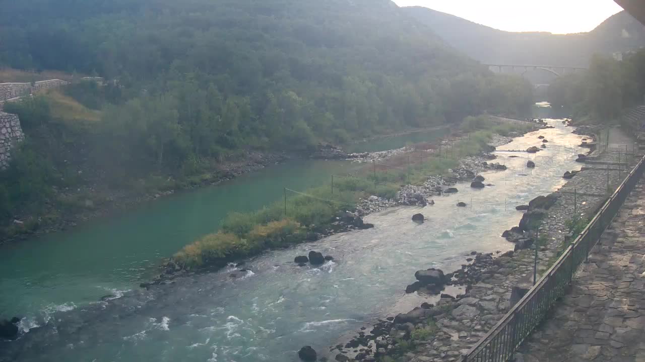 Soča River at Solkan Kayak Center