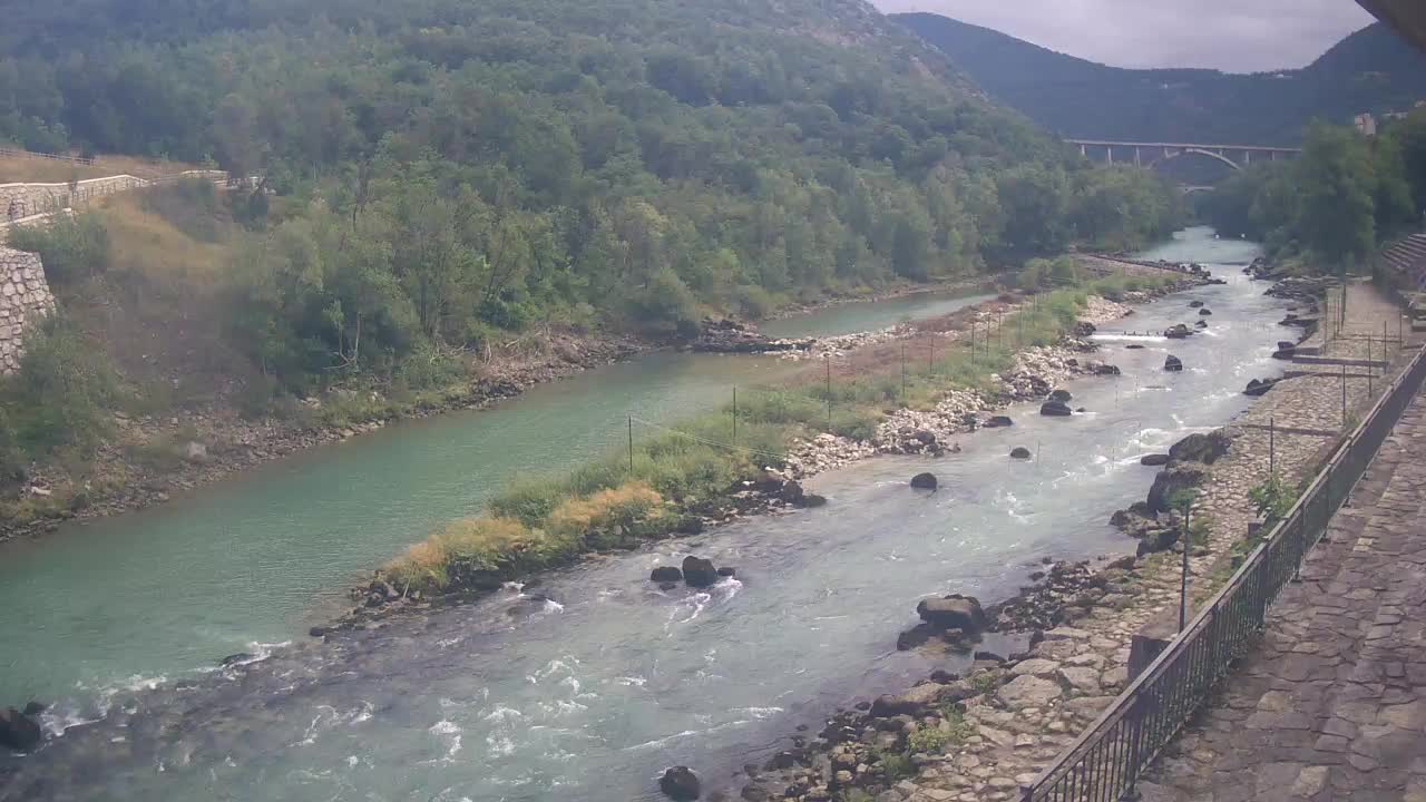 Soča River at Solkan Kayak Center