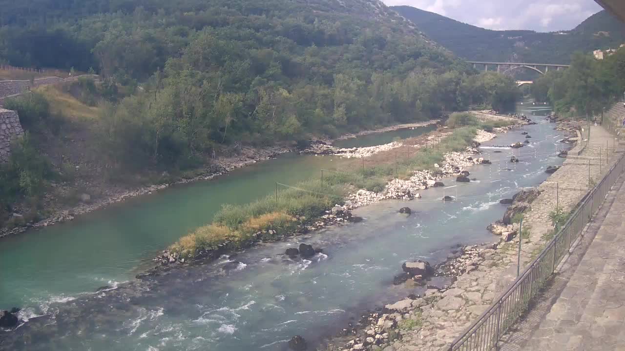 Soča River at Solkan Kayak Center