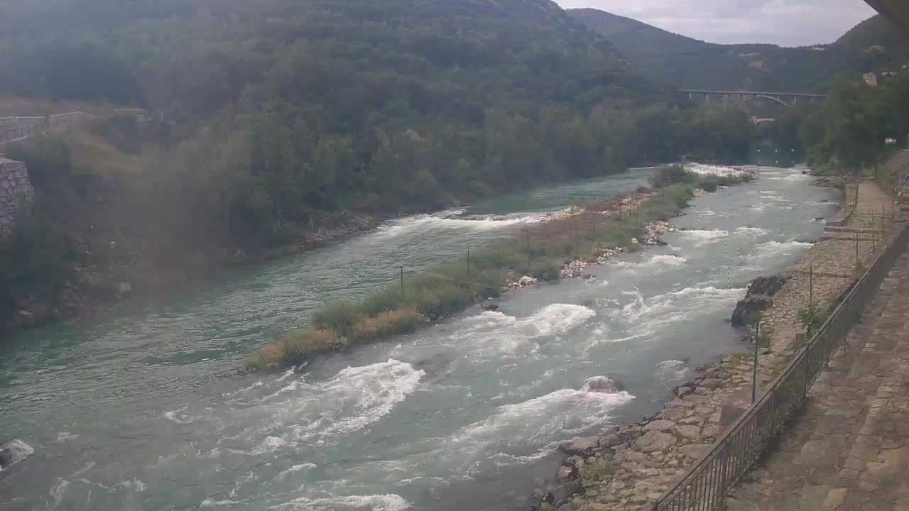 Soča River at Solkan Kayak Center