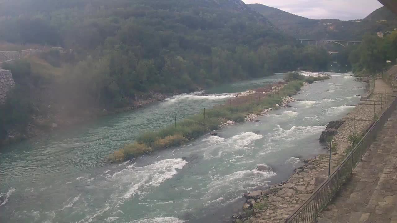 Soča River at Solkan Kayak Center
