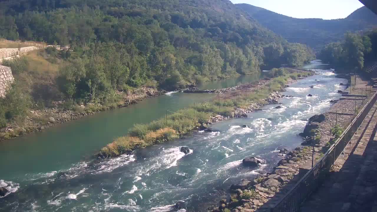 Soča River at Solkan Kayak Center