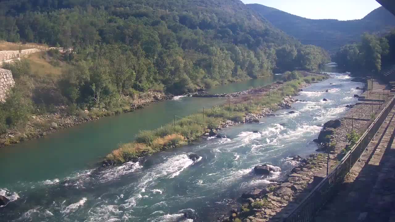 Soča River at Solkan Kayak Center