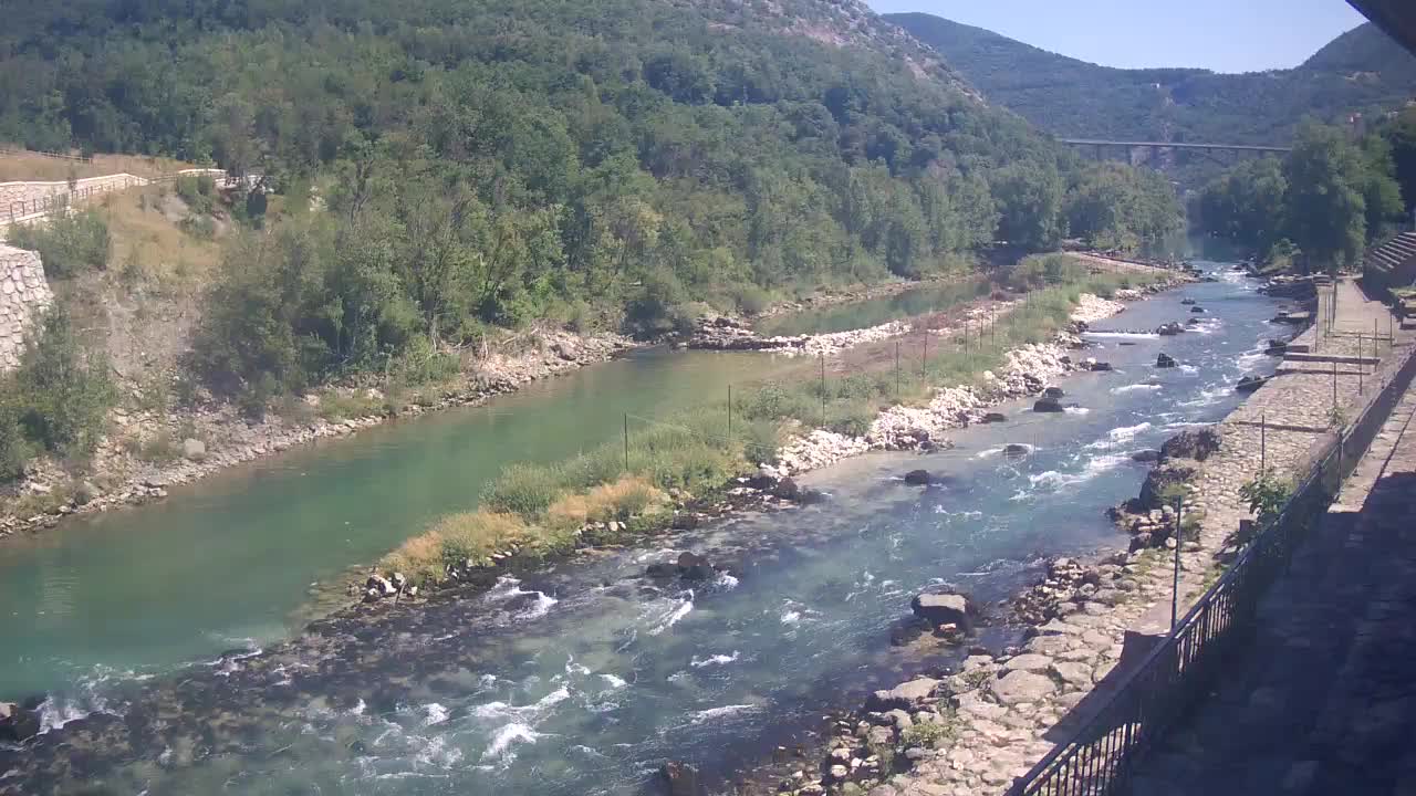 Soča River at Solkan Kayak Center