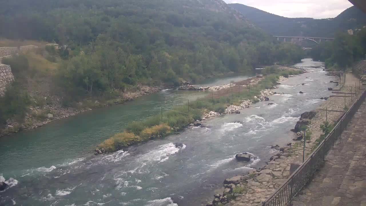 Soča River at Solkan Kayak Center