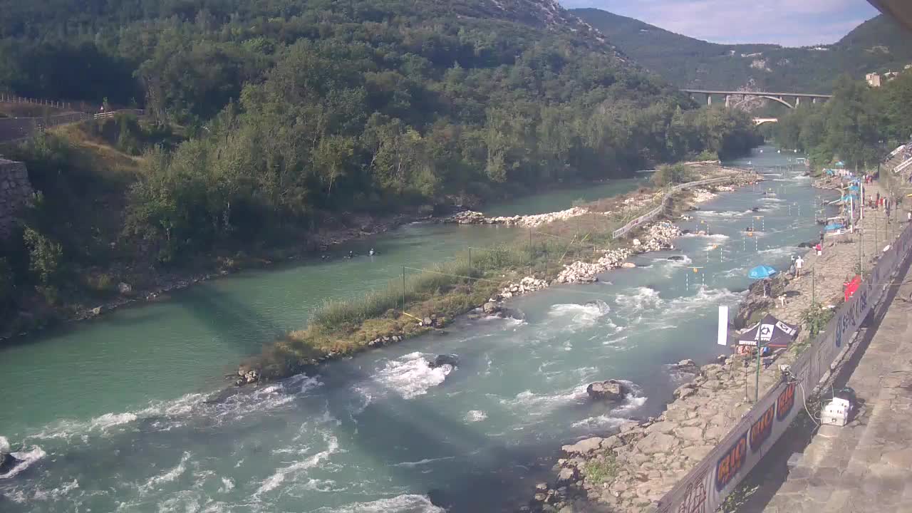 Soča River at Solkan Kayak Center