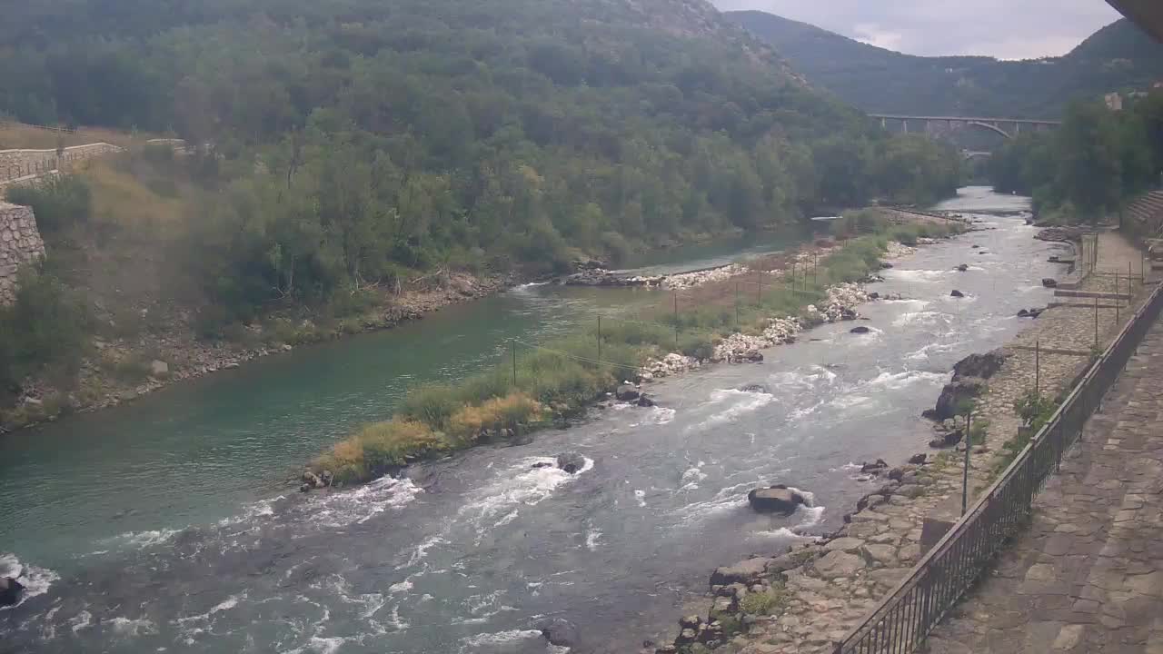 Soča River at Solkan Kayak Center