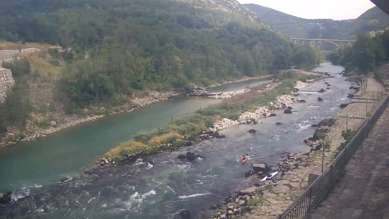 Soča River at Solkan Kayak Center