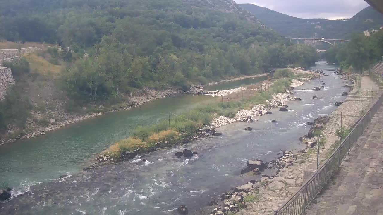 Reka Soča pri Solkanu Kajak Center