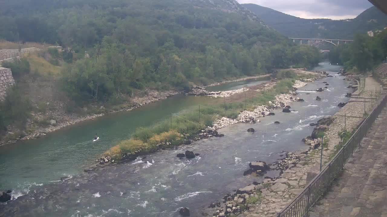 Soča River at Solkan Kayak Center