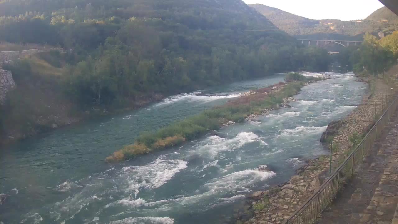 Soča River at Solkan Kayak Center