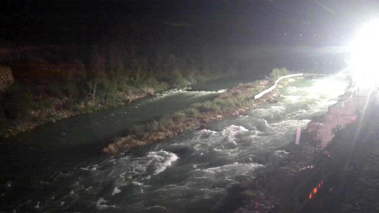 Soča River webcam at Solkan Kayak Center