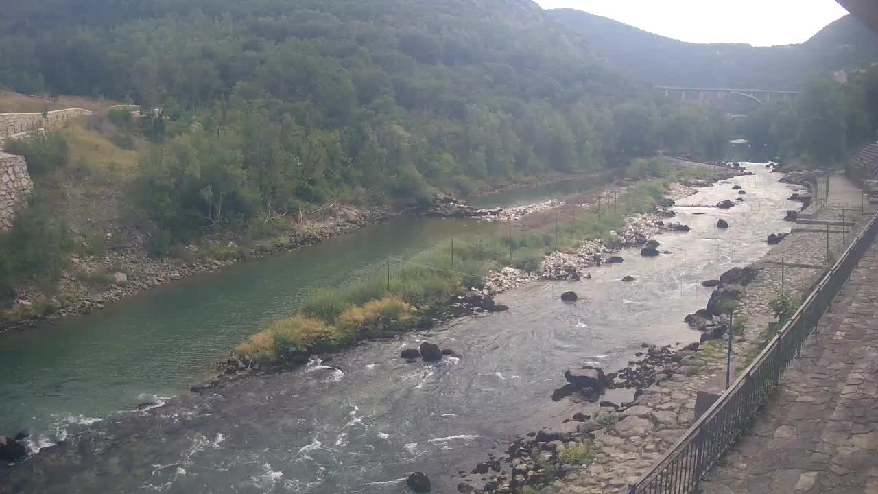 Soča River at Solkan Kayak Center