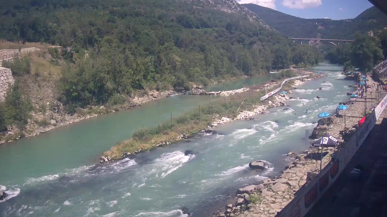 Soča River at Solkan Kayak Center