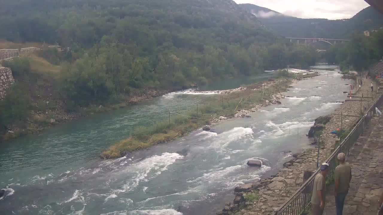Soča River at Solkan Kayak Center