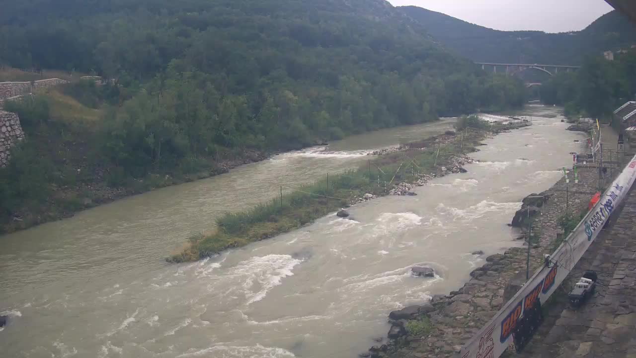 Soča River at Solkan Kayak Center