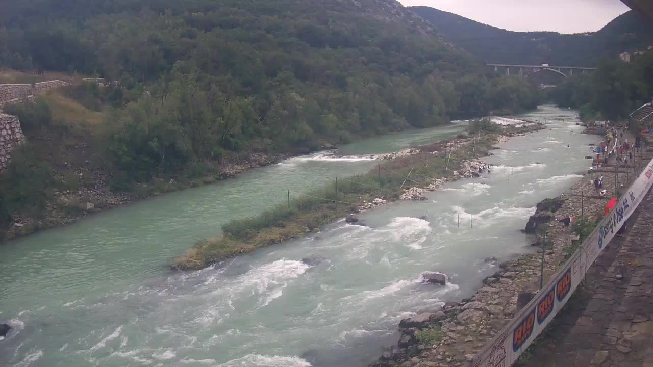 Soča River webcam at Solkan Kayak Center