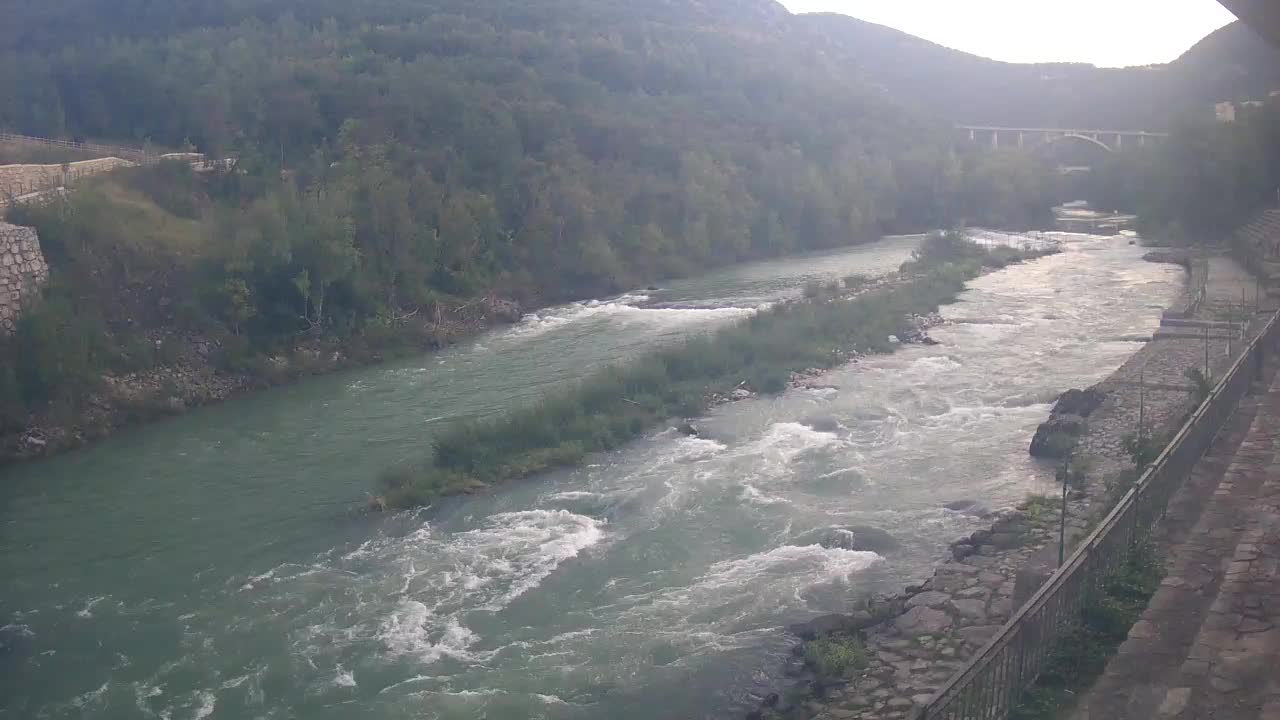 Soča River at Solkan Kayak Center