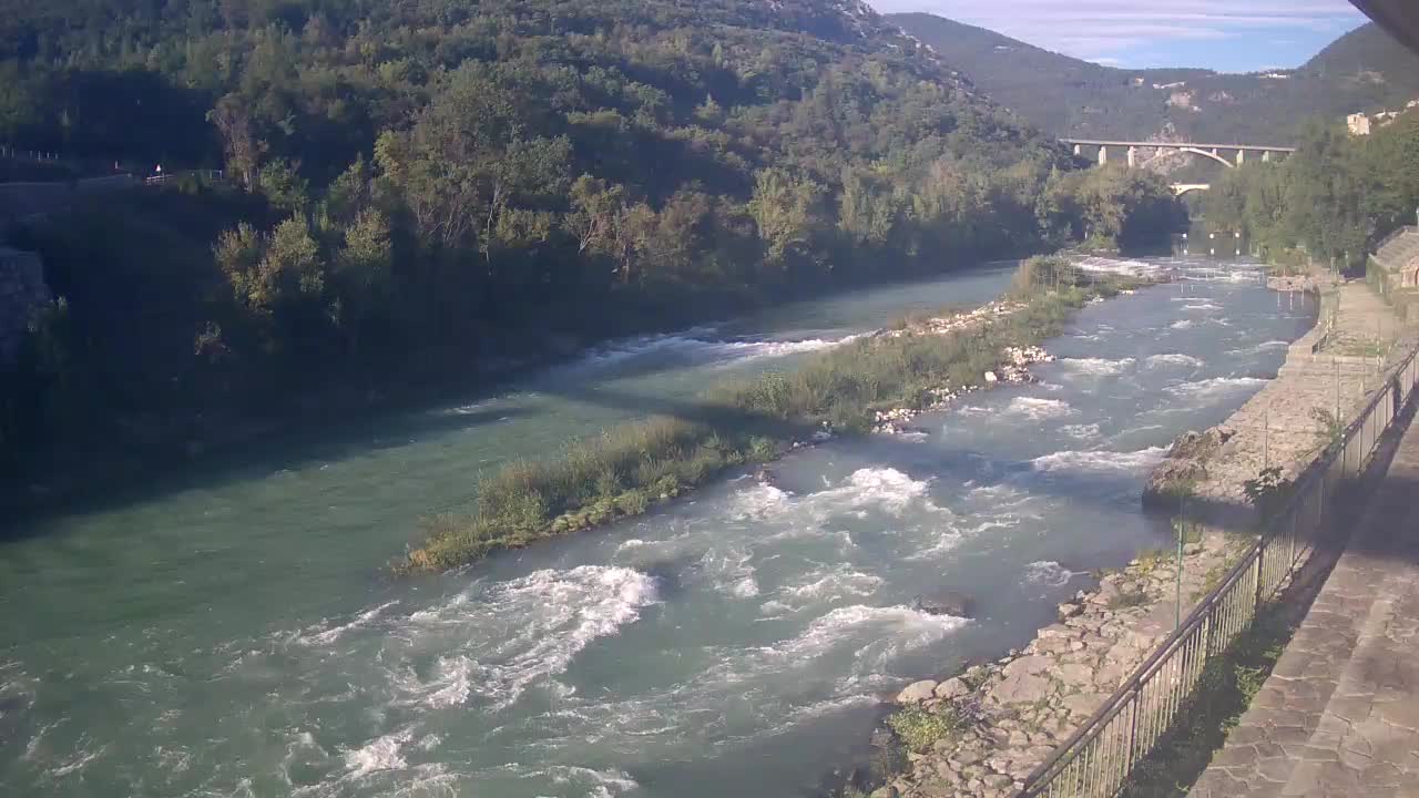 Soča River at Solkan Kayak Center