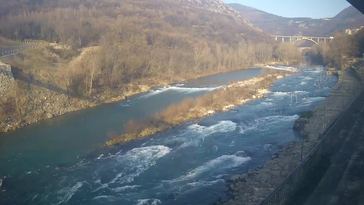 Soča River at Solkan Kayak Center