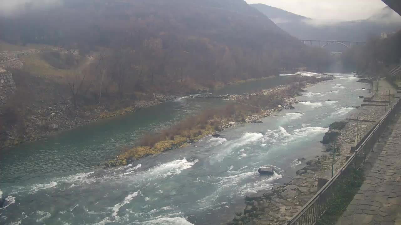 Soča River at Solkan Kayak Center