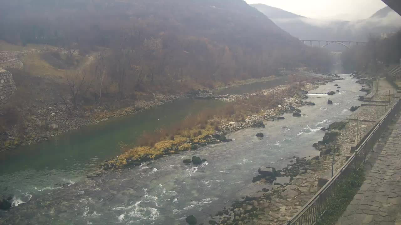 Soča River webcam at Solkan Kayak Center