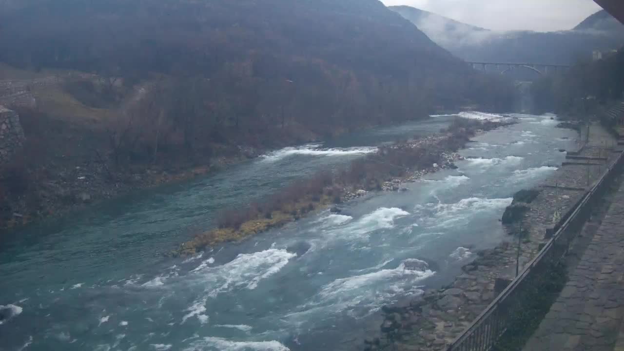 Soča River at Solkan Kayak Center