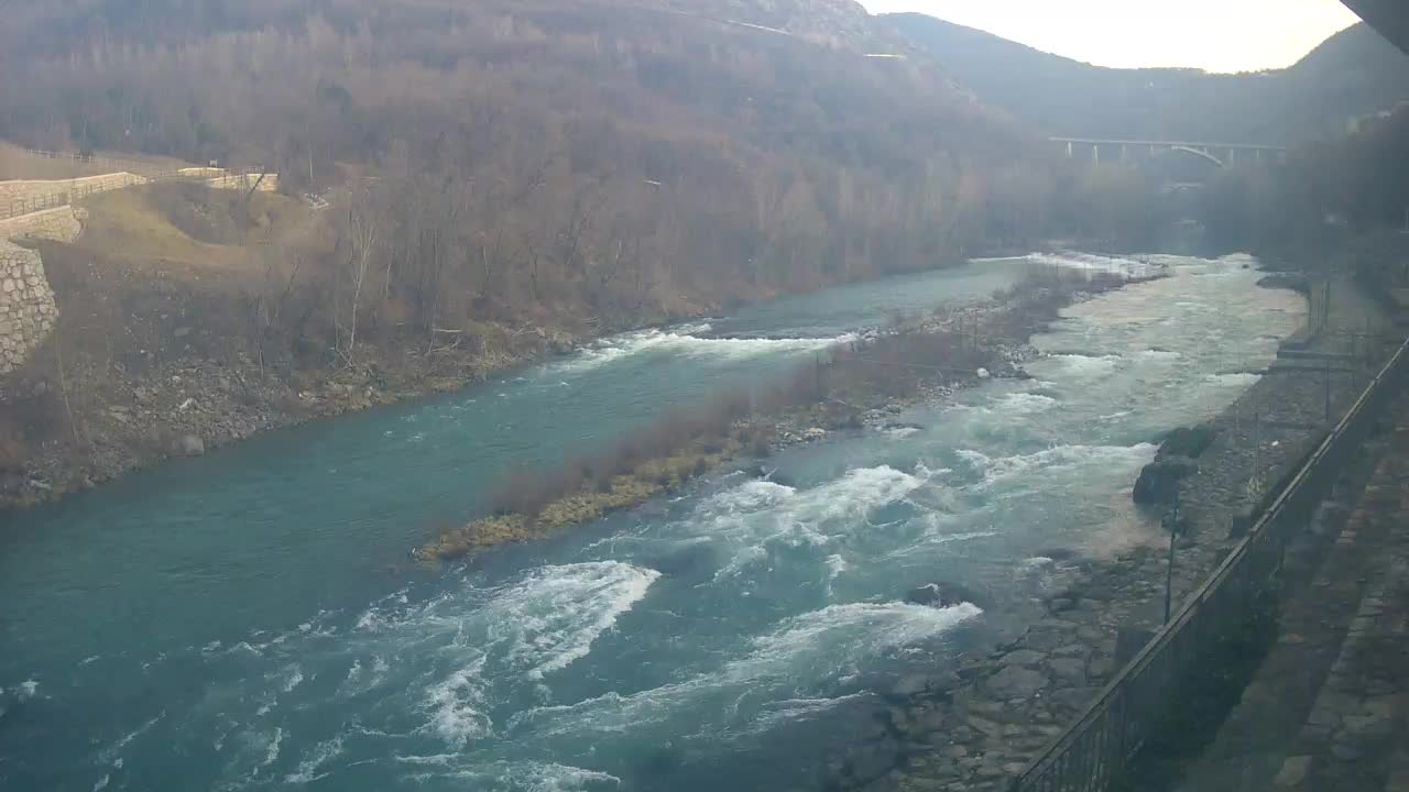 Soča River at Solkan Kayak Center