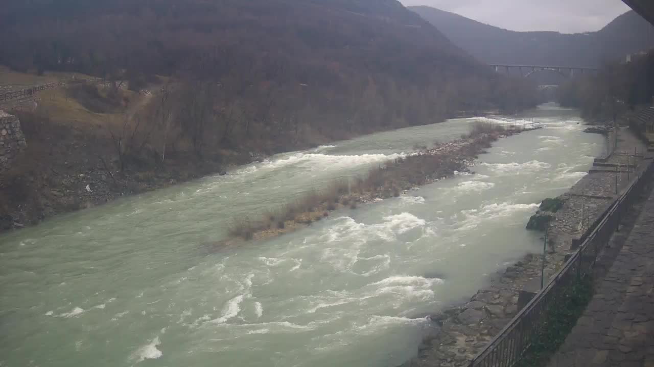Soča River at Solkan Kayak Center