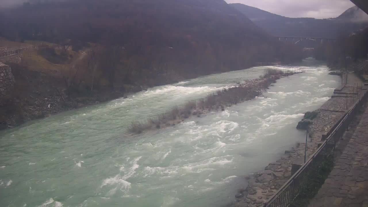 Soča River at Solkan Kayak Center