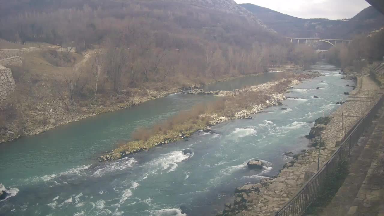 Soča River at Solkan Kayak Center