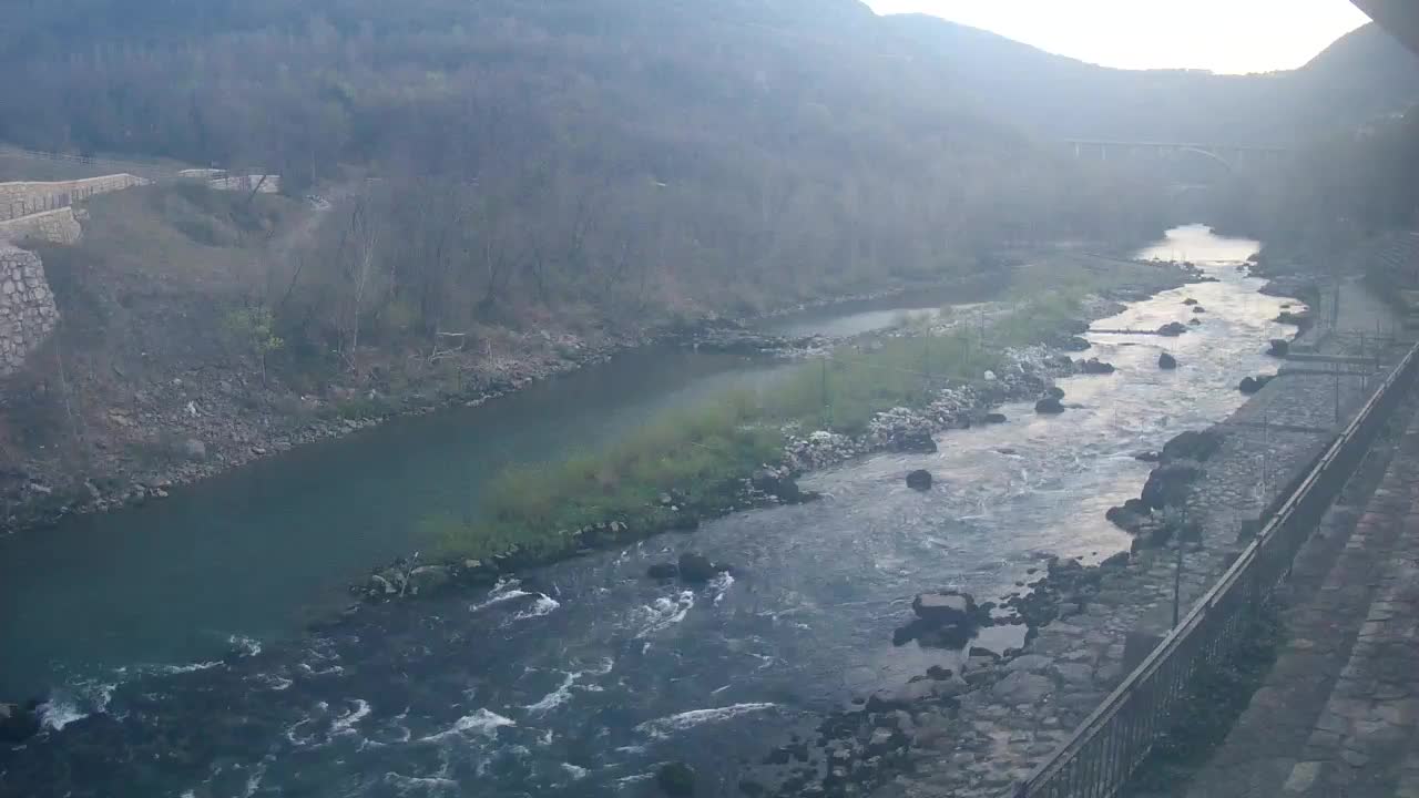 Soča River at Solkan Kayak Center