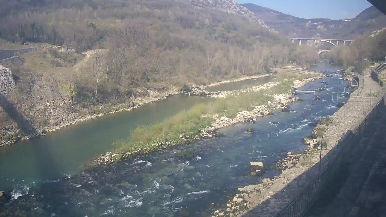 Soča River at Solkan Kayak Center