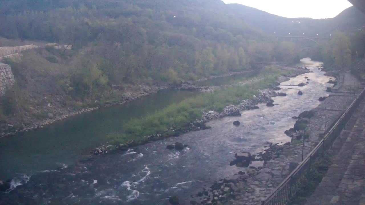 Soča River at Solkan Kayak Center