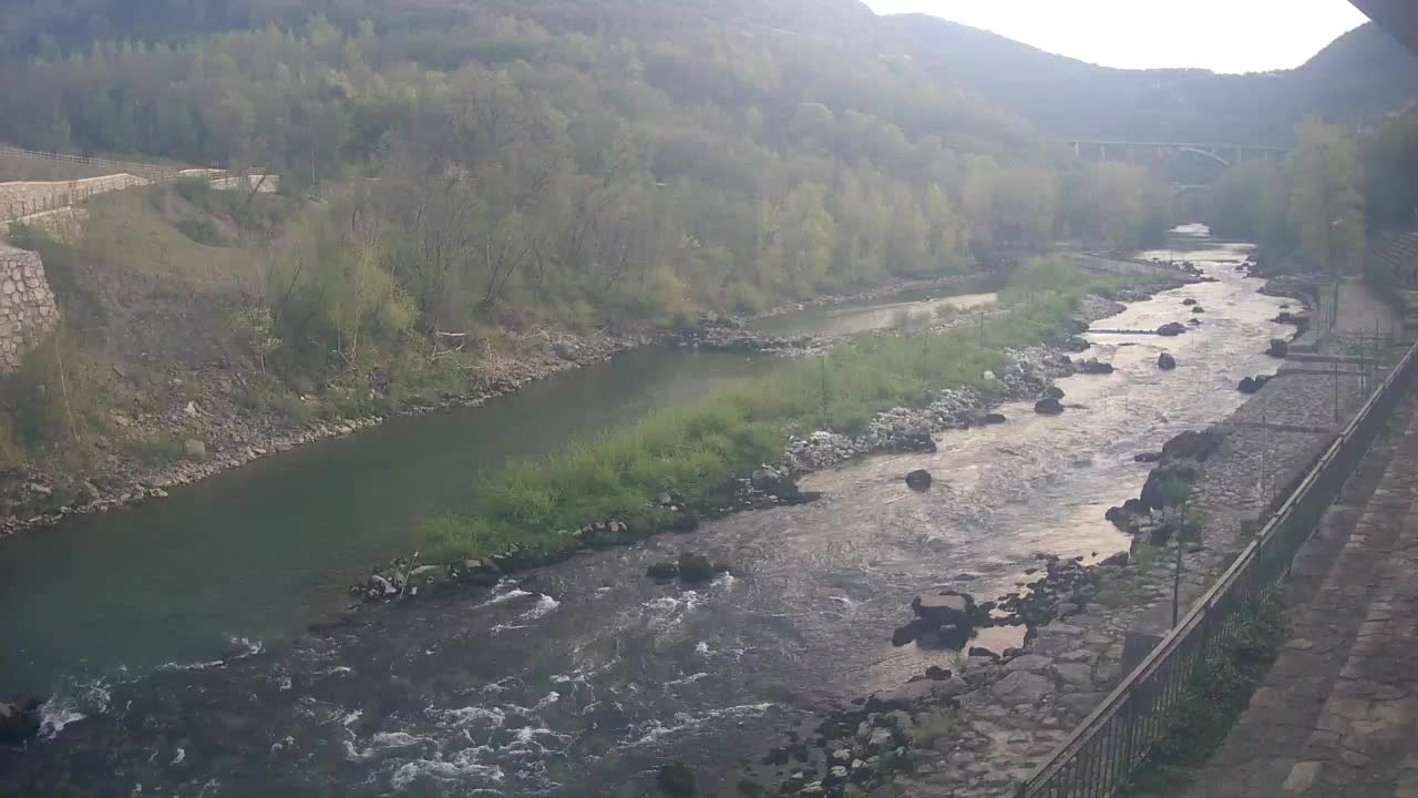 Soča River at Solkan Kayak Center