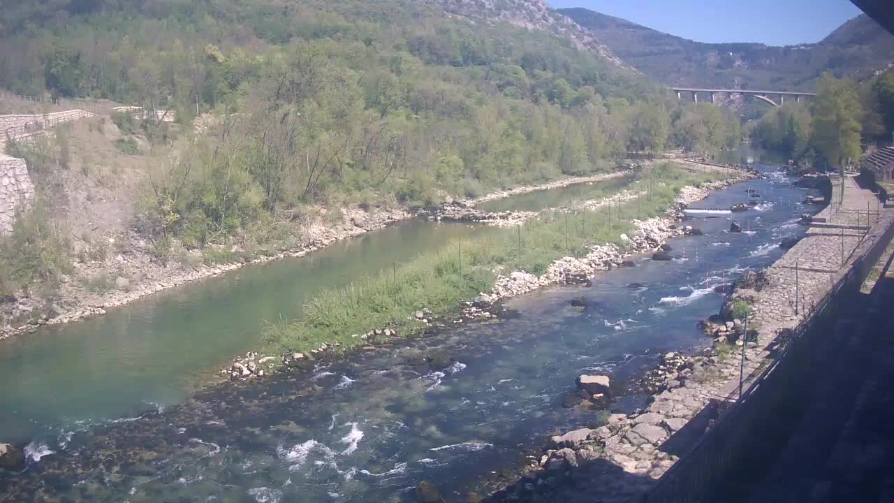 Soča River at Solkan Kayak Center